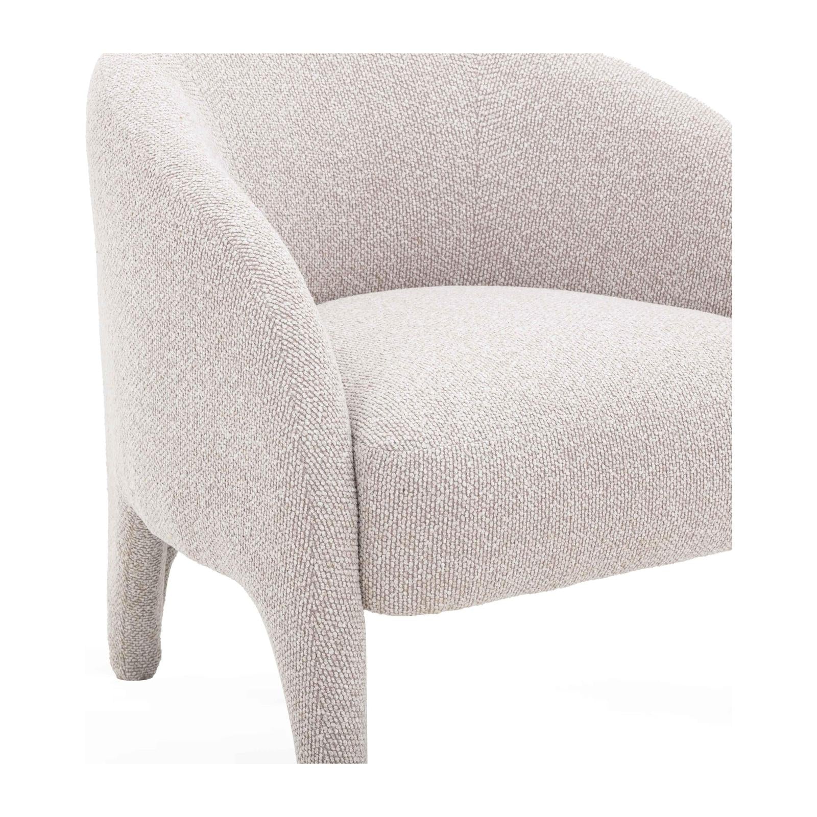 TOV Furniture Kris Warm Grey Performance Boucle Accent Chair