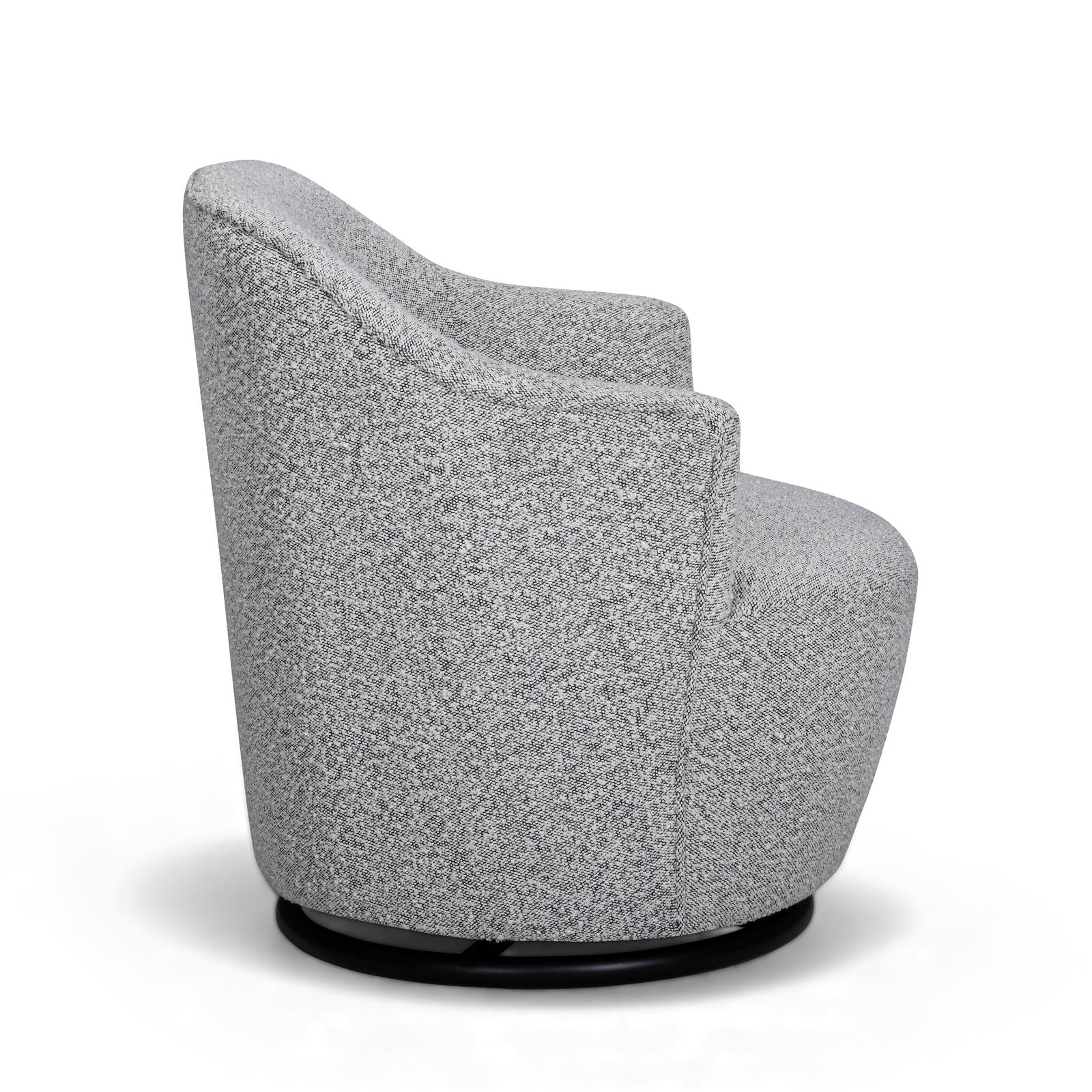 TOV Furniture Skyla Boucle Swivel Chair