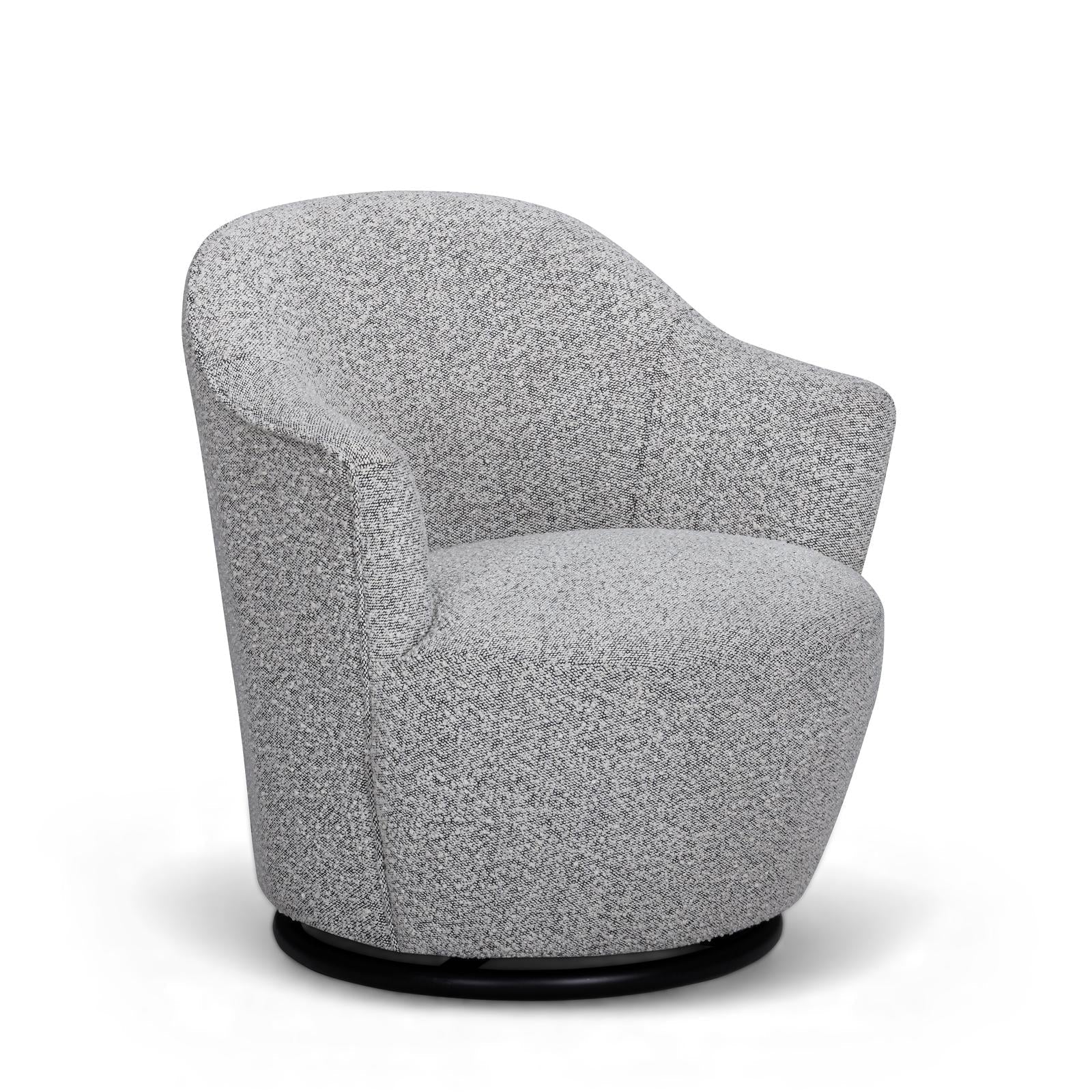 TOV Furniture Skyla Boucle Swivel Chair