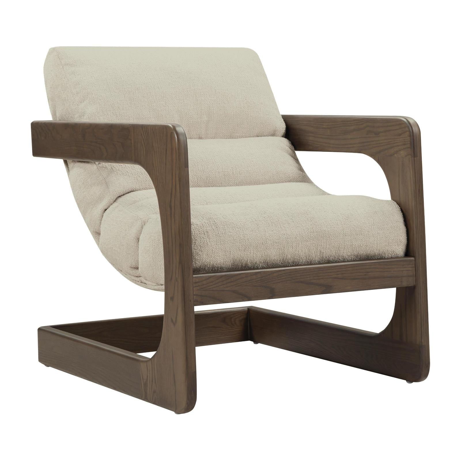 TOV Furniture Palma Contract-Grade Textured Weave Fabric Accent Chair