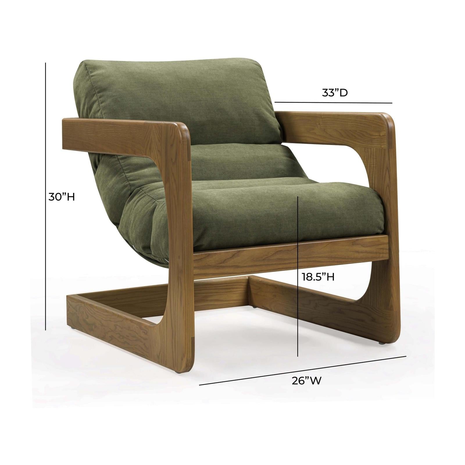 TOV Furniture Palma Upcycled Performance Fabric Accent Chair