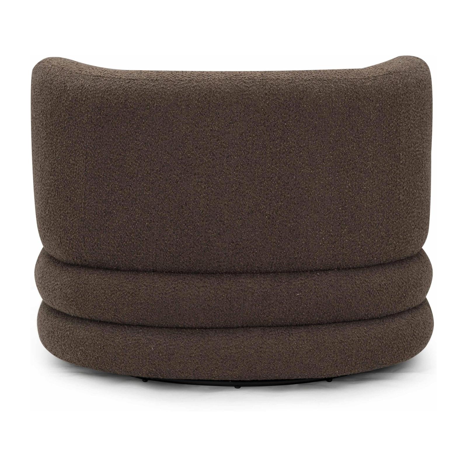 TOV Furniture Astor Heavy Performance Boucle Swivel Hotel Lounge Chair