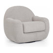 TOV Furniture Tiago Warm Grey Performance Boucle Swivel Accent Chair