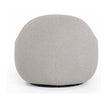 TOV Furniture Tiago Warm Grey Performance Boucle Swivel Accent Chair