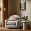 TOV Furniture Tiago Warm Grey Performance Boucle Swivel Accent Chair