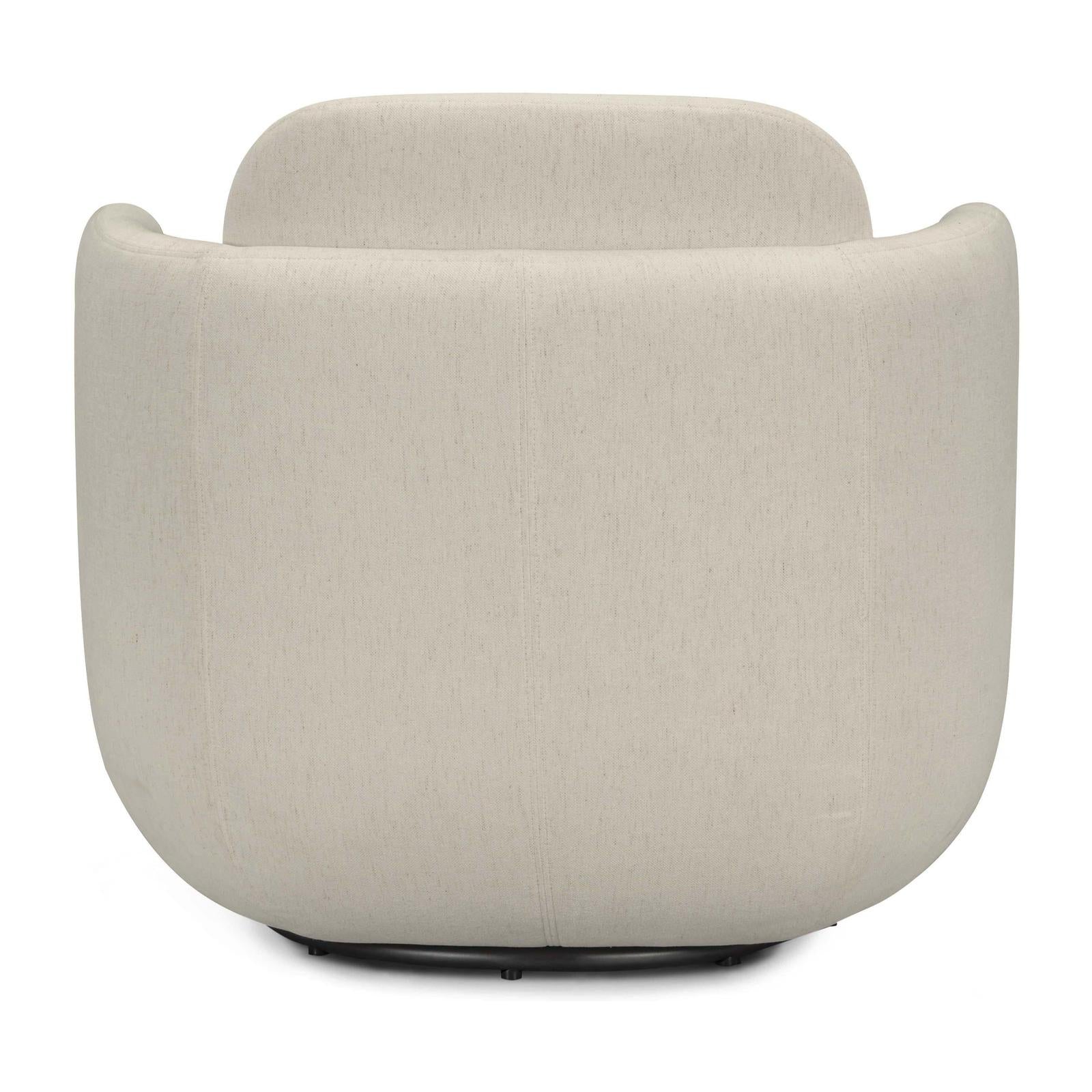 TOV Furniture Wolfie Performance Chenille Swivel Accent Chair