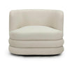 TOV Furniture Astor Performance Faux Mohair Swivel Hotel Lounge Chair
