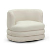 TOV Furniture Astor Performance Faux Mohair Swivel Hotel Lounge Chair
