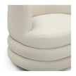 TOV Furniture Astor Performance Faux Mohair Swivel Hotel Lounge Chair