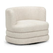 TOV Furniture Astor Heavy Performance Boucle Swivel Hotel Lounge Chair