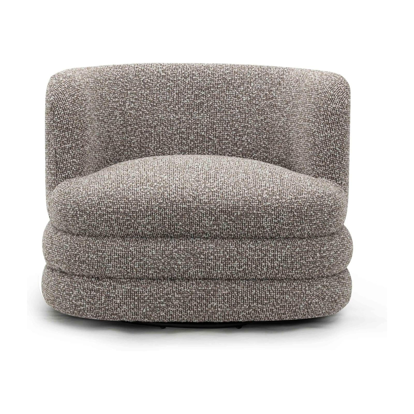 TOV Furniture Astor Heavy Performance Boucle Swivel Hotel Lounge Chair