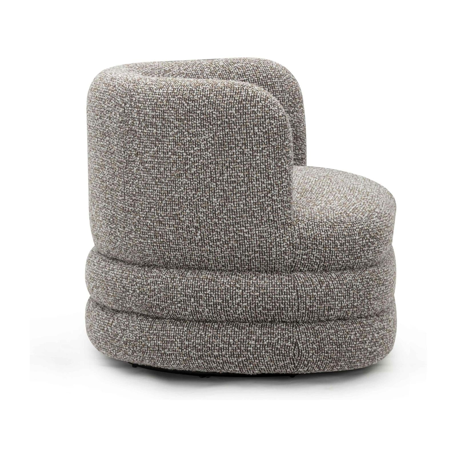 TOV Furniture Astor Heavy Performance Boucle Swivel Hotel Lounge Chair