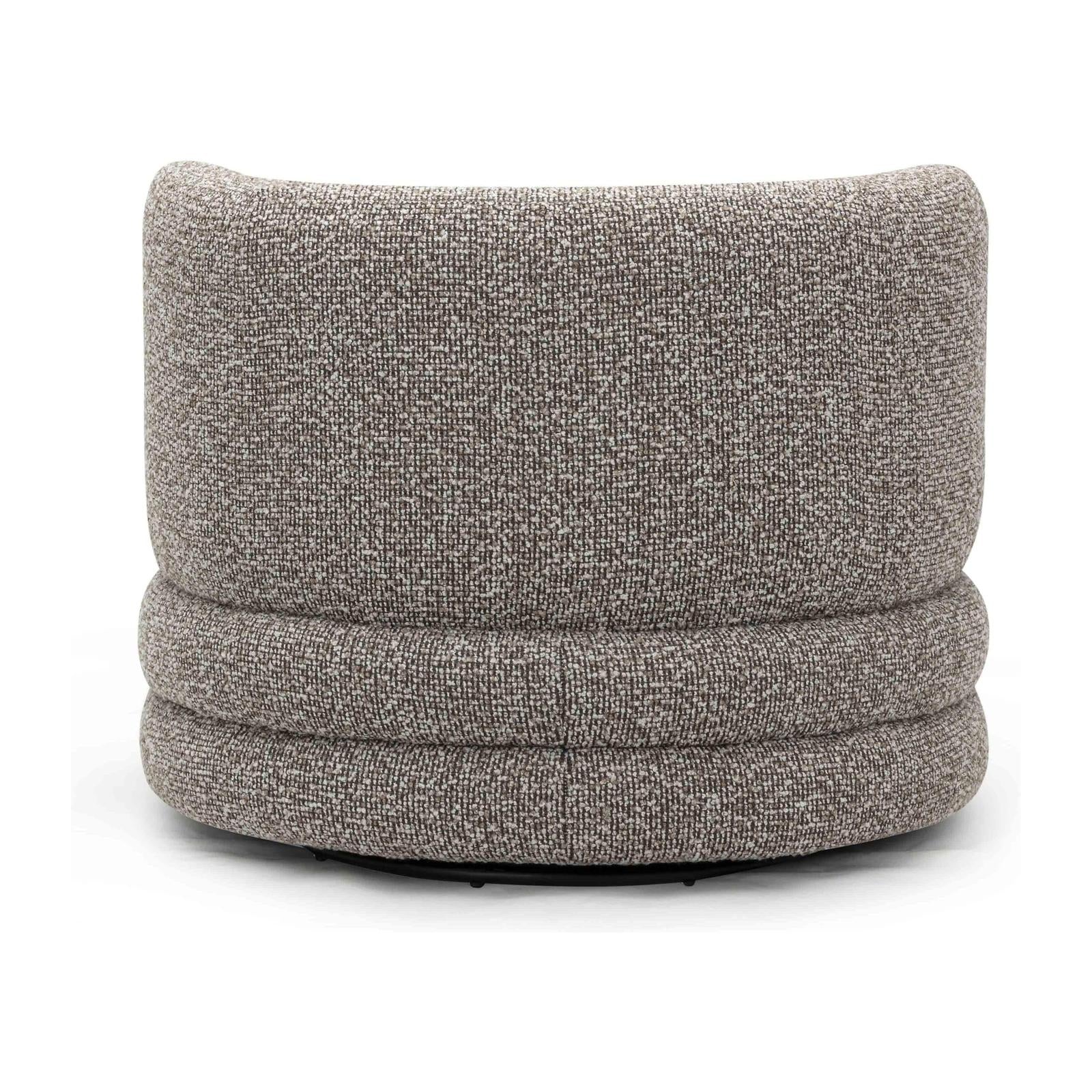 TOV Furniture Astor Heavy Performance Boucle Swivel Hotel Lounge Chair