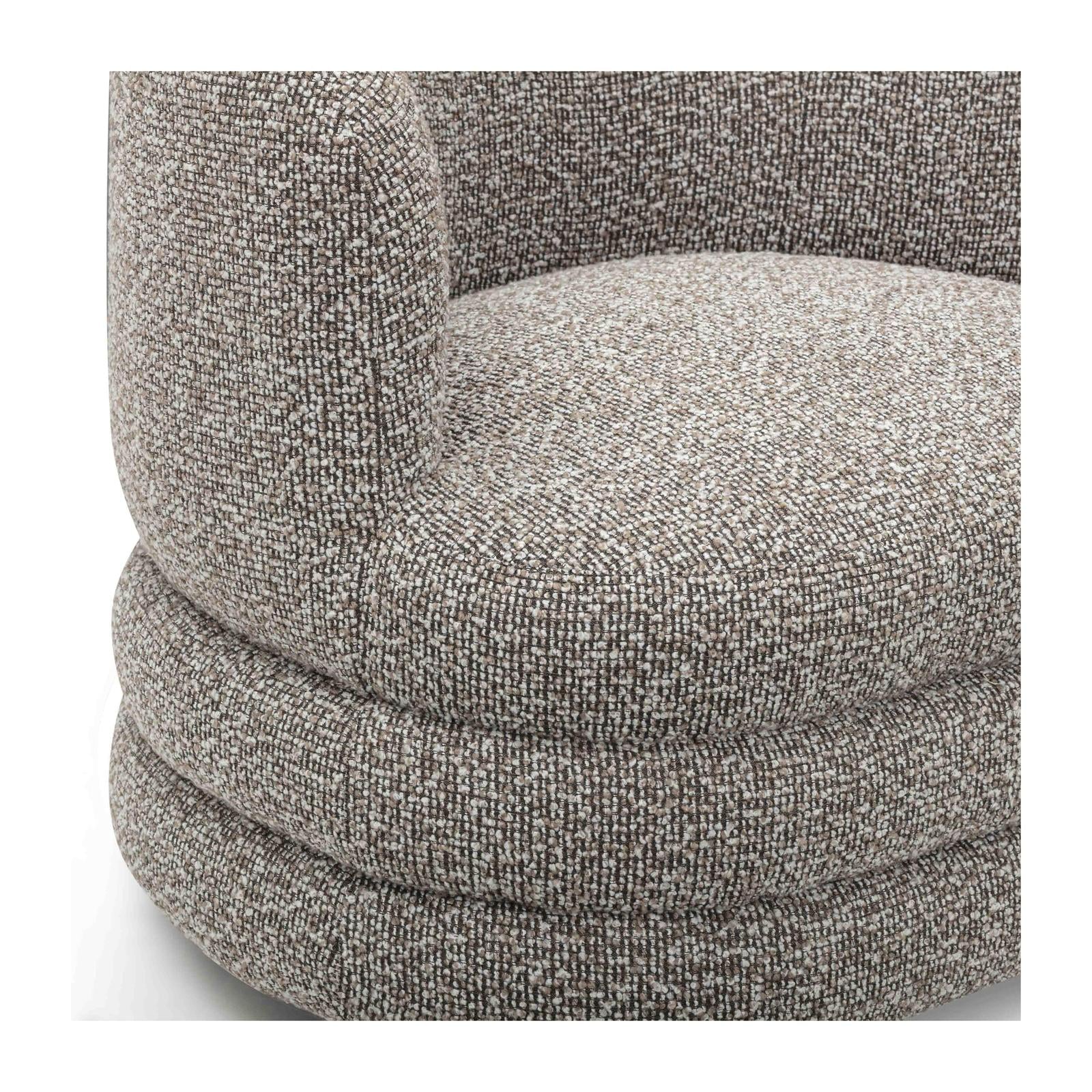 TOV Furniture Astor Heavy Performance Boucle Swivel Hotel Lounge Chair