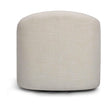 TOV Furniture Thao Contract-Grade Basketweave Fabric Swivel Accent Chair