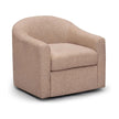 TOV Furniture Thao Contract-Grade Basketweave Fabric Swivel Accent Chair