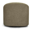 TOV Furniture Thao Contract-Grade Basketweave Fabric Swivel Accent Chair