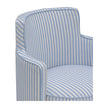 TOV Furniture Passe Striped Linen Swivel Chair