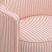 TOV Furniture Passe Striped Linen Swivel Chair