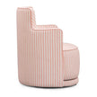 TOV Furniture Passe Striped Linen Swivel Chair