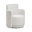 TOV Furniture Passe Cream Upcycled Performance Linen Swivel Chair