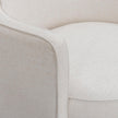 TOV Furniture Passe Cream Upcycled Performance Linen Swivel Chair