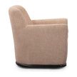 TOV Furniture Mado Peach Textured Contract-Grade Fabric Swivel Accent Chair