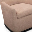 TOV Furniture Mado Peach Textured Contract-Grade Fabric Swivel Accent Chair