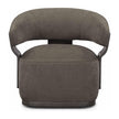 TOV Furniture Madison Linen Performance Chenille Swivel Accent Chair