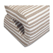TOV Furniture Senna Taupe Organic Stripes Contract-Grade Jacquard Fabric Accent Chair