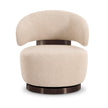 TOV Furniture Austin Cream Performance Boucle Swivel Accent Chair