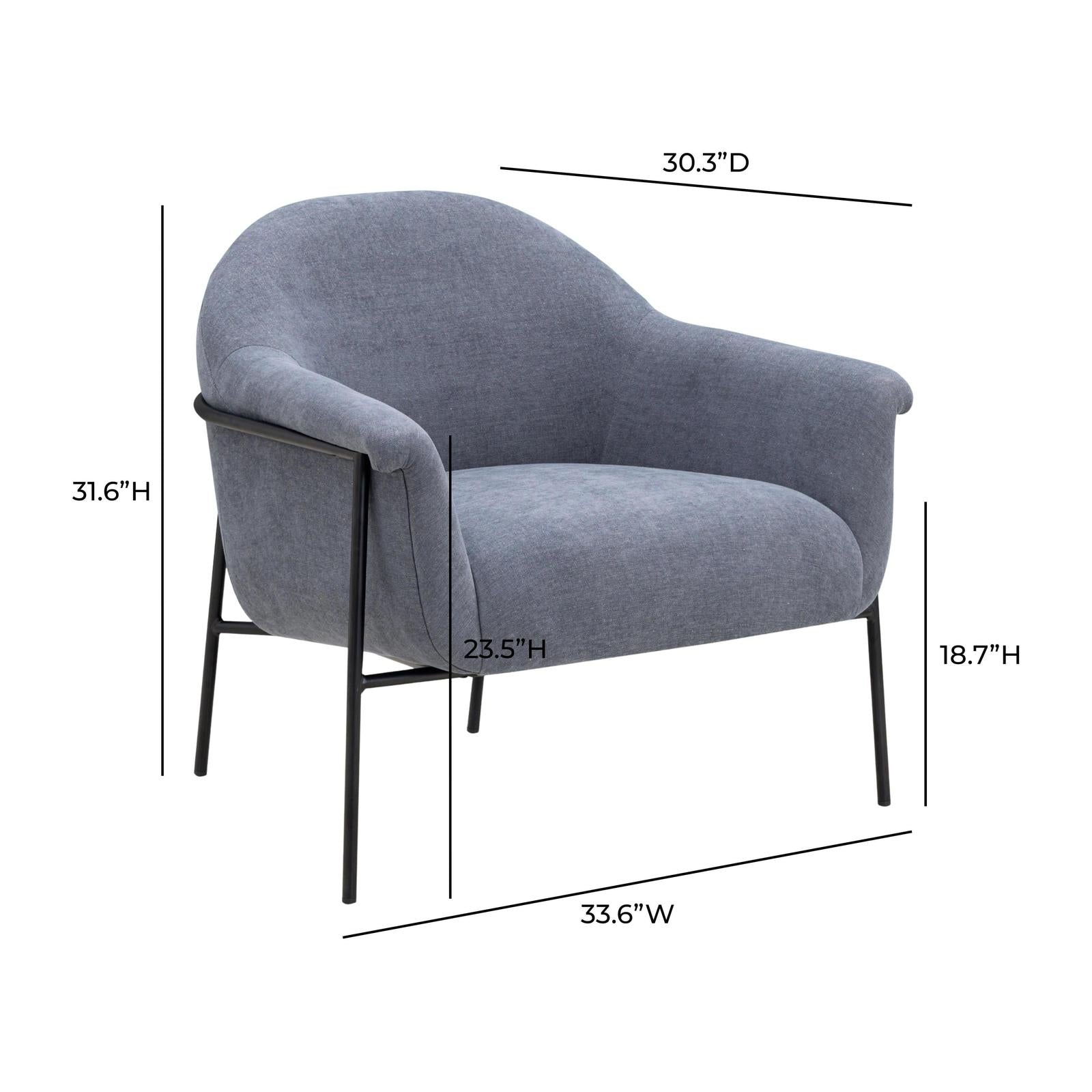TOV Furniture Lua Performance Chenille Accent Chair