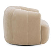 TOV Furniture Jasmine Upcycled Contract-Grade Basketweave Fabric Swivel Accent Chair