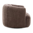 TOV Furniture Jasmine Upcycled Contract-Grade Basketweave Fabric Swivel Accent Chair