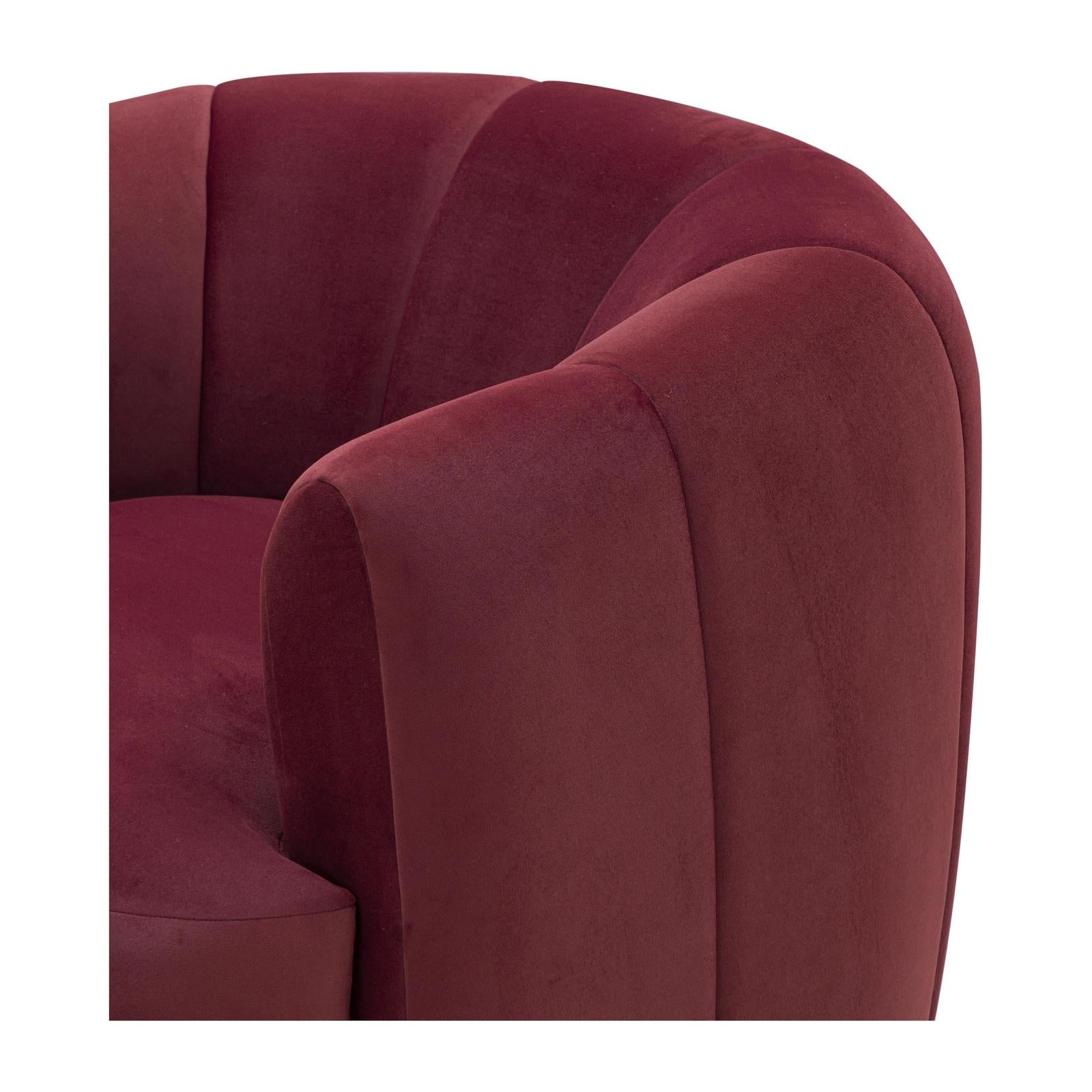 TOV Furniture Jasmine Performance Velvet Swivel Accent Chair