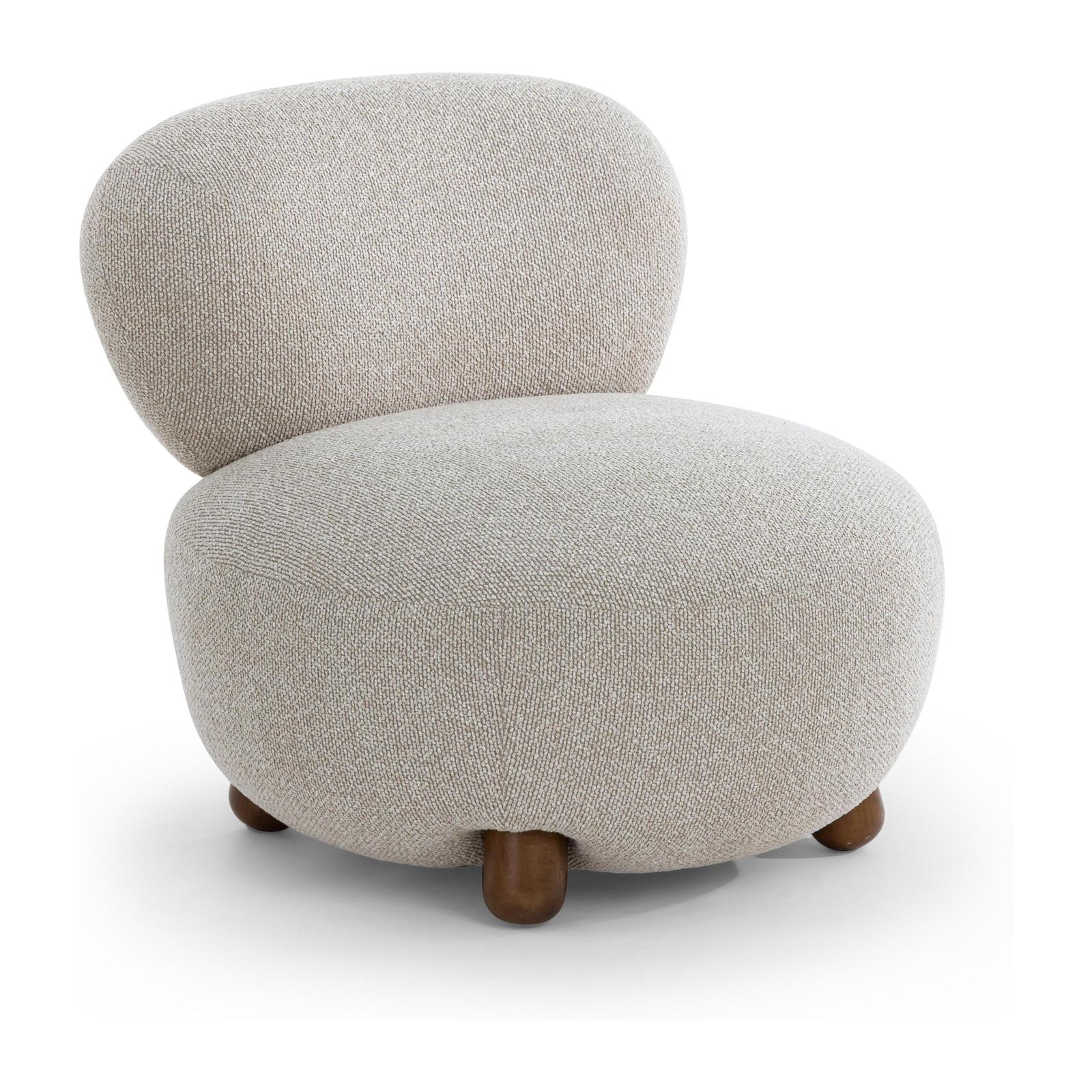 TOV Furniture Pucker Warm Grey Performance Boucle Accent Chair