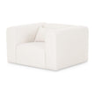 TOV Furniture Tarra Cream Performance Chenille Armchair