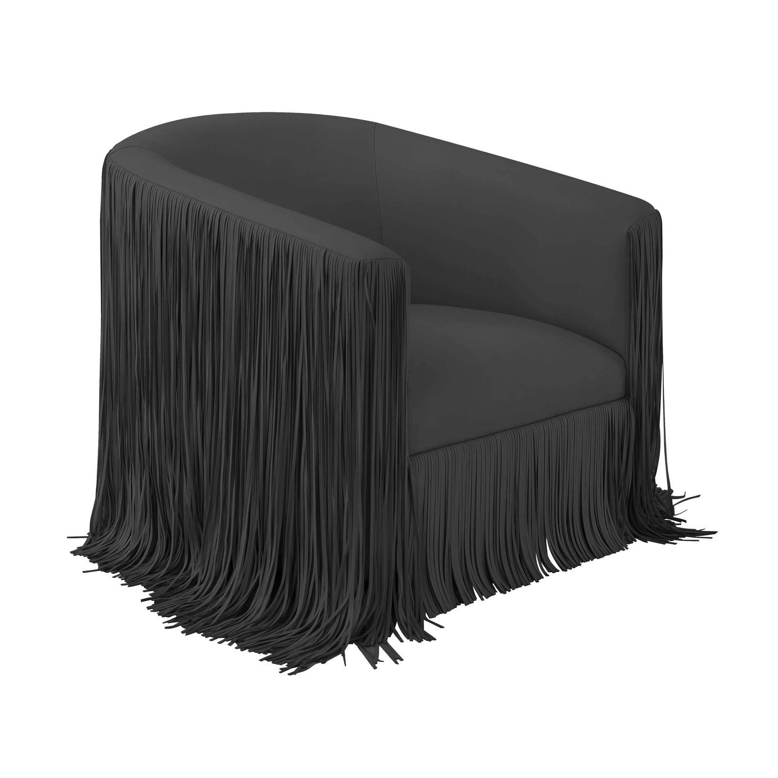 TOV Furniture Shag Me Swivel Chair