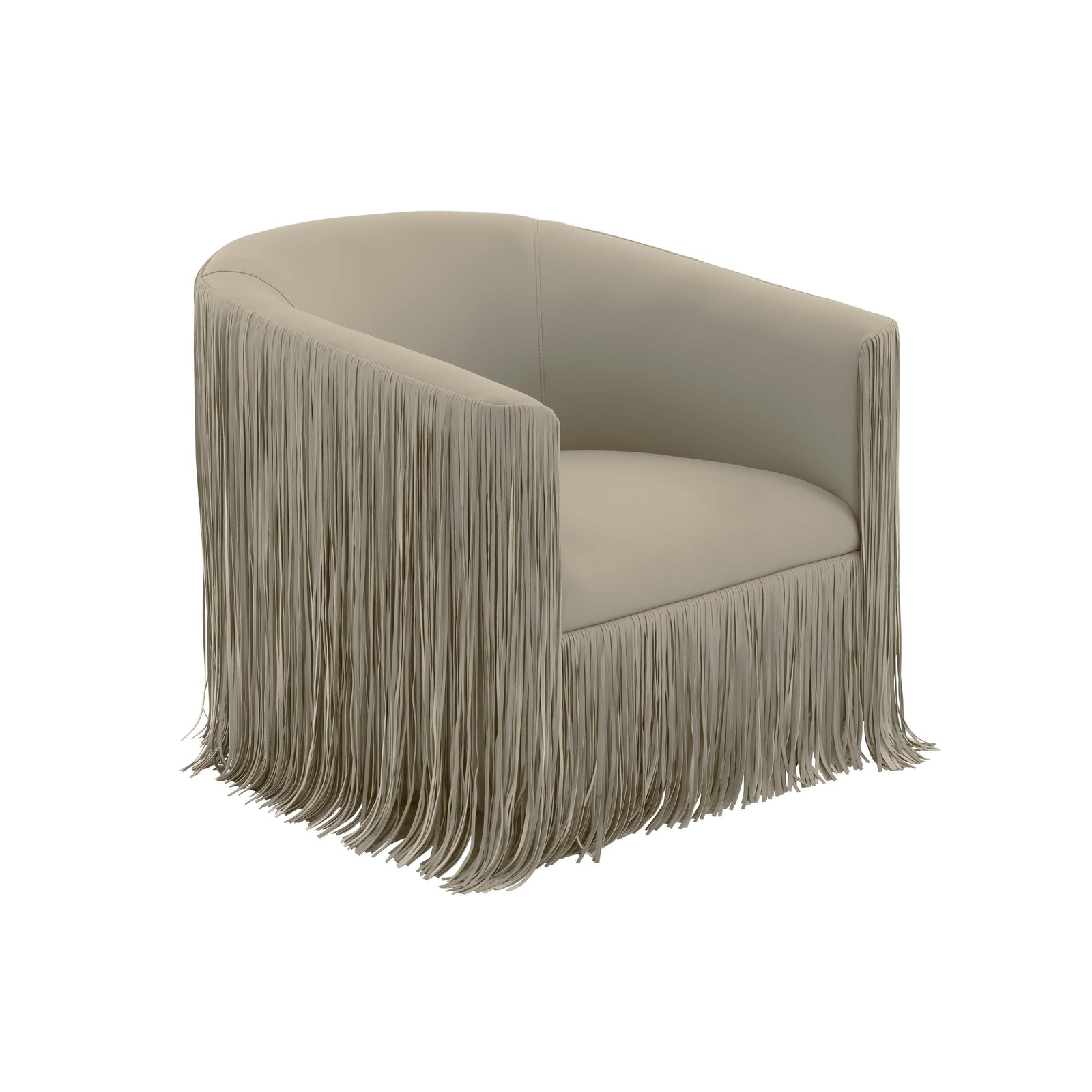 TOV Furniture Shag Me Swivel Chair