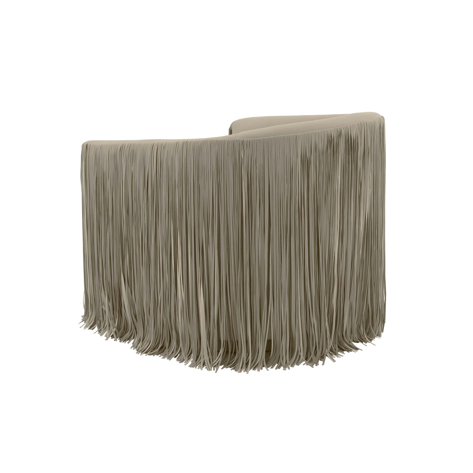 TOV Furniture Shag Me Swivel Chair