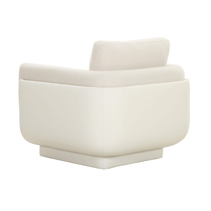 TOV Furniture Rhonnie Cream Monotone Armchair