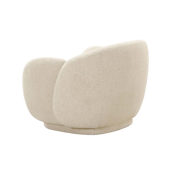 TOV Furniture Misty Cream Boucle Accent Chair