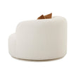 TOV Furniture Fickle Cream Boucle Swivel Chair