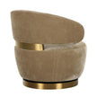 TOV Furniture Austin Recycled Fabric Swivel Chair