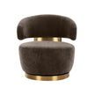 TOV Furniture Austin Recycled Fabric Swivel Chair