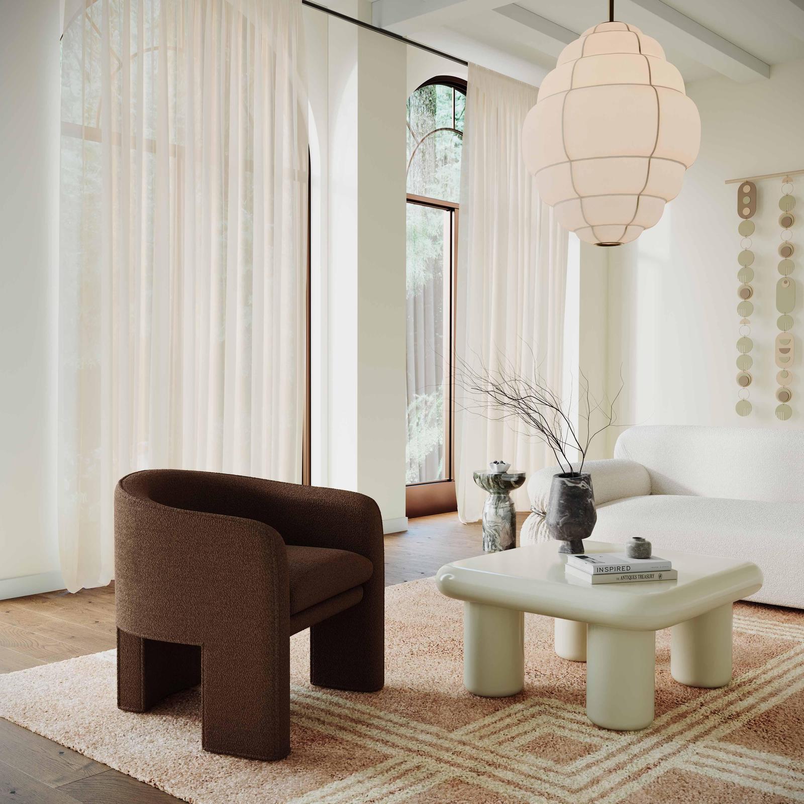 TOV Furniture Marla Boucle Accent Chair