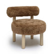 TOV Furniture Carmel Vegan Shearling Accent Chair