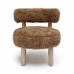 TOV Furniture Carmel Vegan Shearling Accent Chair