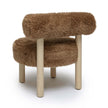 TOV Furniture Carmel Vegan Shearling Accent Chair