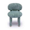 TOV Furniture Manu Nubby Performance Fabric Side Chair